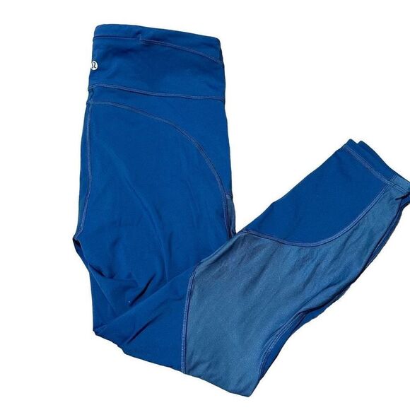 Lululemon Always Airy High-Rise Run Tight 25" Night Diver…A459 - Picture 1 of 8